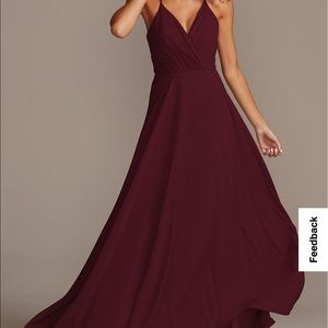 David’s bridal bridesmaid dress